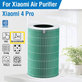 Xiaomi Mi Mijia Air Purifier 4 Pro - HEPA filtr (Katalytická vrstva) (Zelená)