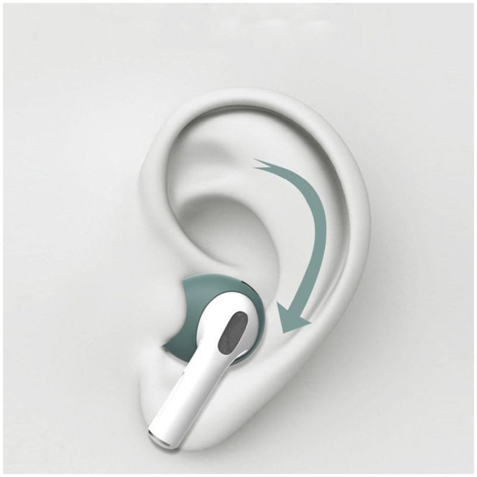 Náhradní Silikonové Špunty do Uší pro Apple AirPods 3, Černé