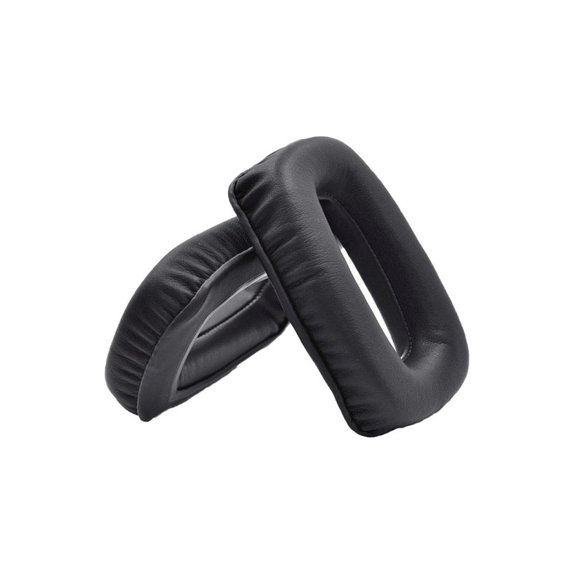 Náhradní Náušníky pro Beyerdynamic DT 100, DT 150, DT 190, Paměťová pěna + PU kůže, Černé, 1 pár