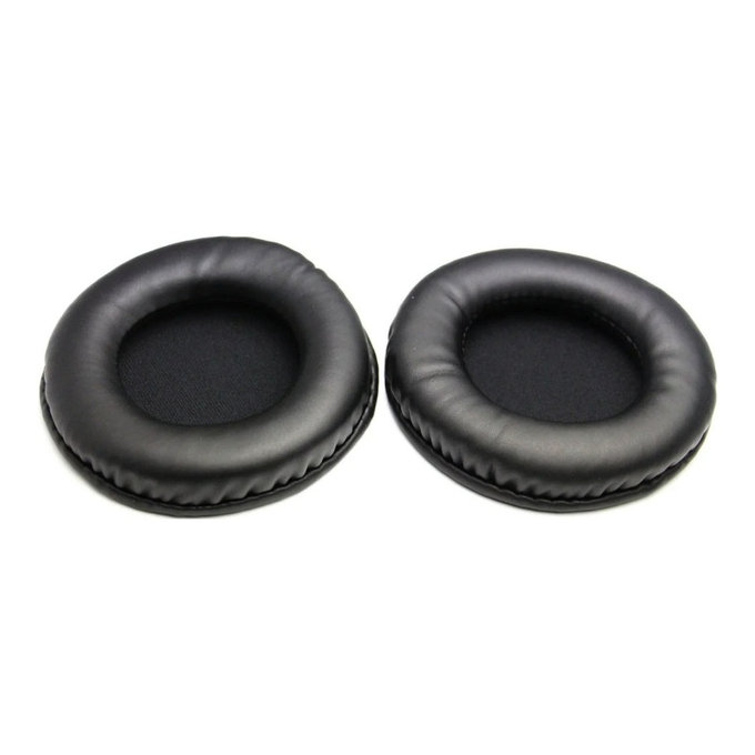 Náhradní Náušníky pro Philips SHM1900, SHP1900, Paměťová pěna + PU kůže, Černé, 1 pár