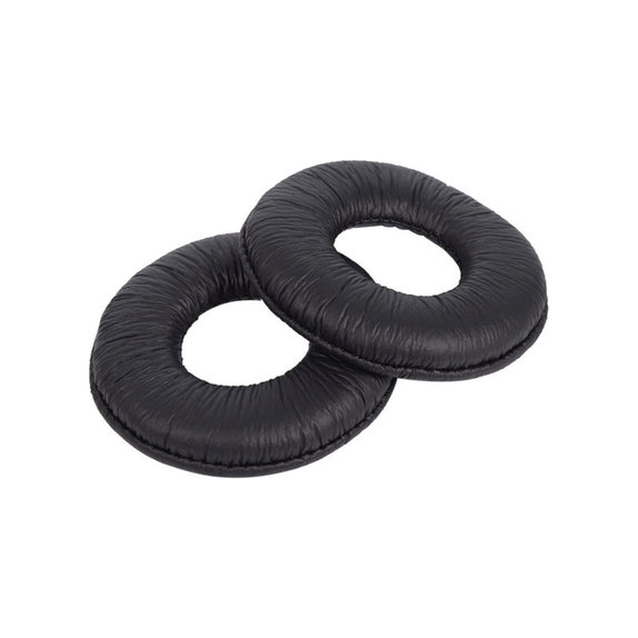 Náhradní Náušníky pro Sony MDR-ZX110, Paměťová pěna + PU kůže, Černé, 1 pár