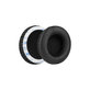 Náhradní Náušníky pro SteelSeries Siberia 200, V1, V2, V3 Prism, Paměťová pěna + PU kůže, Černé, 1 pár