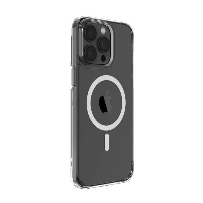 Pouzdro Elemental s MagSafe pro iPhone 15, Transparentní, Devia