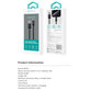 USB / USB-C kabel Gracious, 2.1A, 2m, černá, Devia