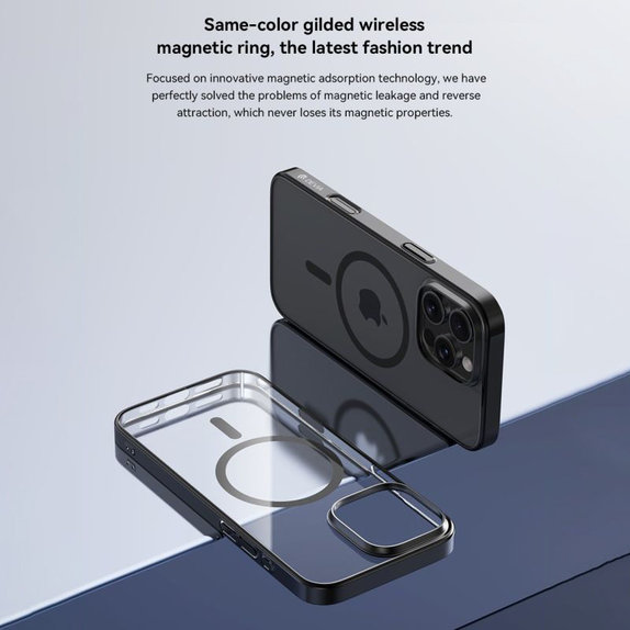 Pouzdro Glimmer s MagSafe pro iPhone 16, černá, Devia