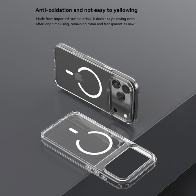 Pouzdro Clear s MagSafe pro iPhone 17, Transparentní, Devia