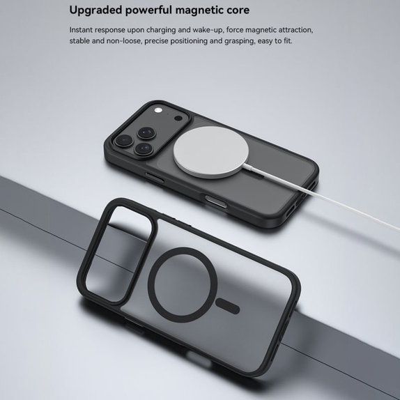 Pouzdro Pino s MagSafe pro iPhone 17, černá, Devia