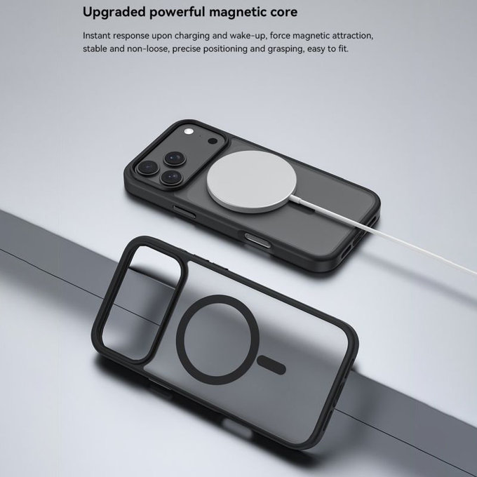 Pouzdro Pino s MagSafe pro iPhone 17, černá, Devia