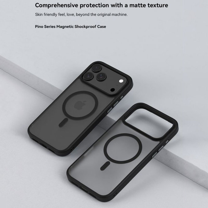 Pouzdro Pino s MagSafe pro iPhone 17 Pro, černá, Devia