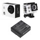 Baterie pro SJCAM SJ4000, SJ5000, 900mAh, Li-Ion, 3.7V, SJ4000B, HQ