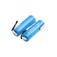 Baterie 14430 s montážními plíšky, 650mAh, Li-Ion, 3.7V, HQ