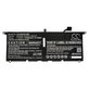 Baterie pro Dell XPS 13 9370, 6300mAh, Li-Ion, 7.6V, DXGH8, HQ