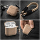 Silikonové pouzdro pro AirPods 1 a 2, Sand Beige