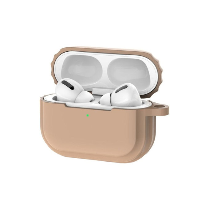 Silikonové pouzdro pro AirPods Pro 2, Sand Beige