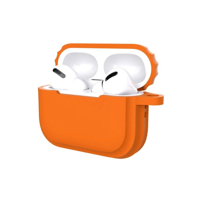 Silikonové pouzdro pro AirPods Pro 2, oranžové