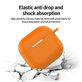 Silikonové pouzdro pro AirPods 4, oranžové