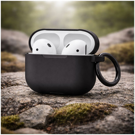Silikonové pouzdro pro AirPods 3, černé
