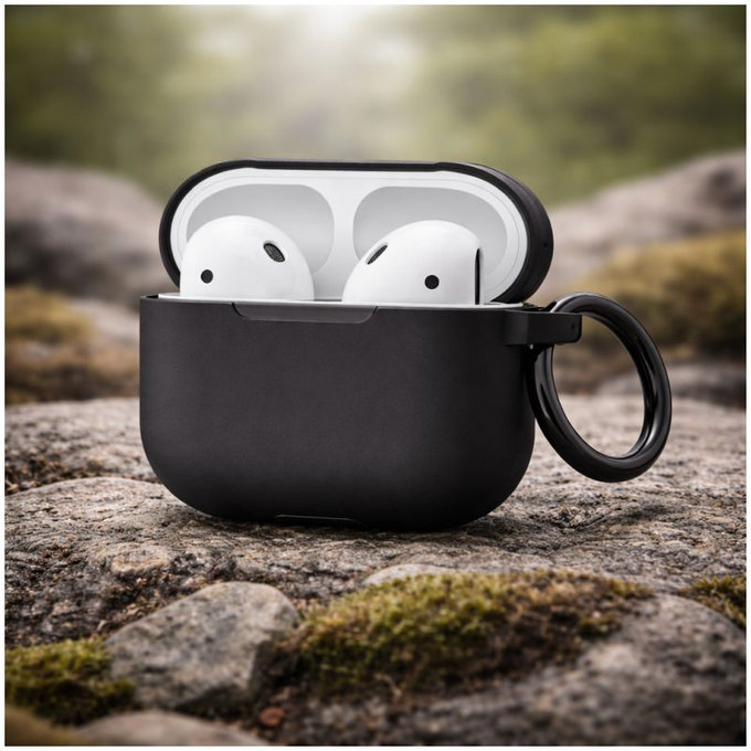 Silikonové pouzdro pro AirPods 3, černé