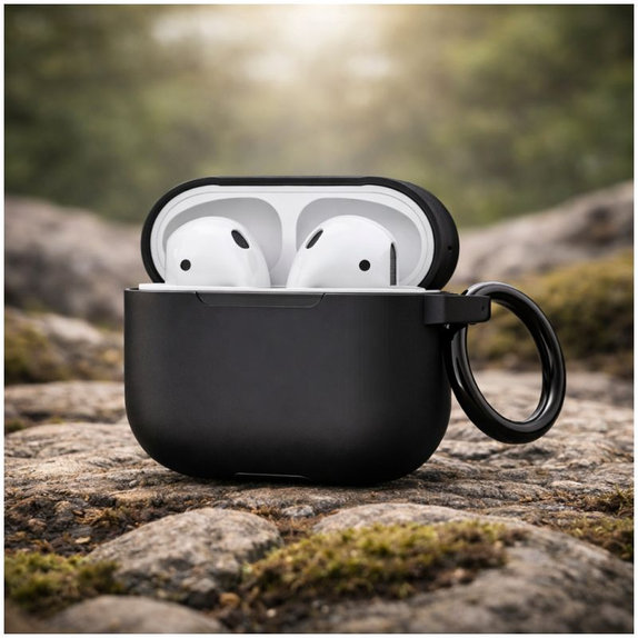 Silikonové pouzdro pro AirPods Pro 2, černé