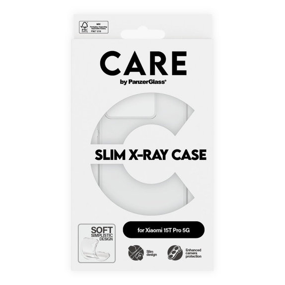 Pouzdro X-Ray pro Xiaomi 15T Pro 5G, transparentní, CARE