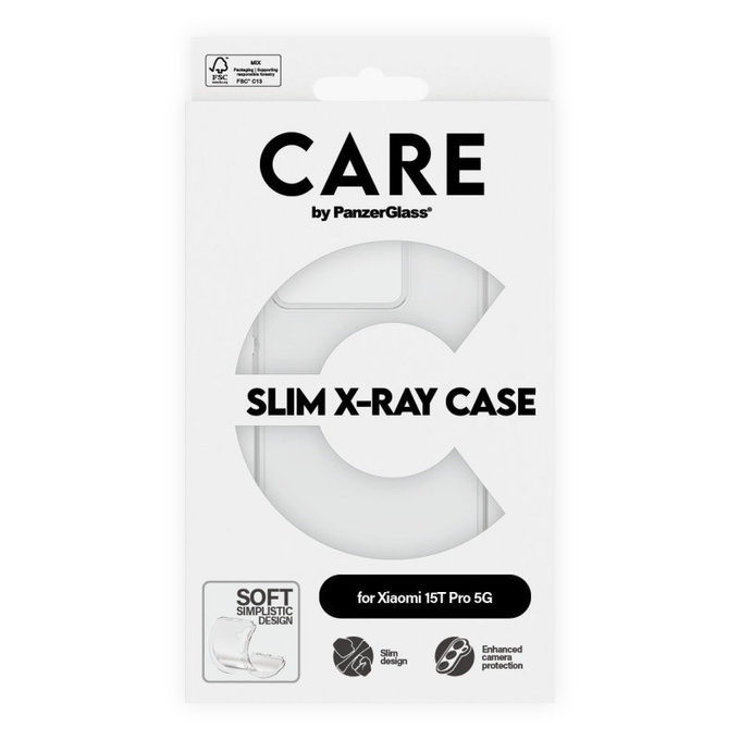 Pouzdro X-Ray pro Xiaomi 15T Pro 5G, transparentní, CARE