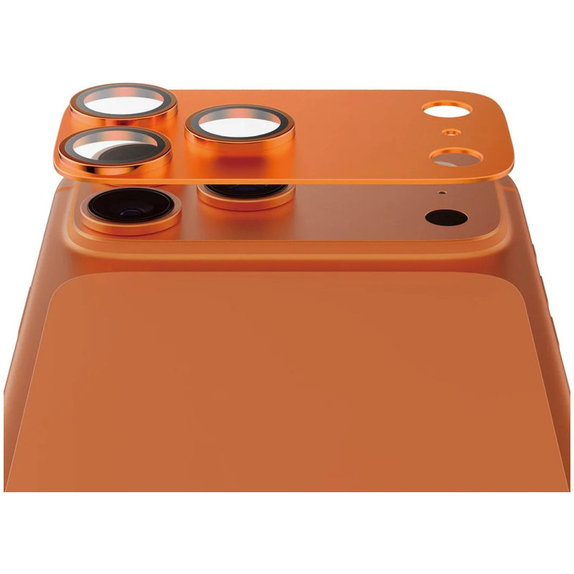 Ochranný kryt objektivu Fender pro iPhone 17 Pro, Oranžová, PanzerGlass