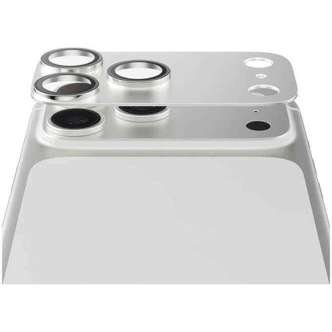 Ochranný kryt objektivu Fender pro iPhone 17 Pro, Stříbrná, PanzerGlass
