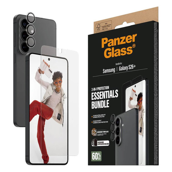 Bundle Essentials 2v1 pro Samsung S26+, PanzerGlass