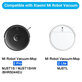 Sada náhradních dílů pro Xiaomi Mi Robot Vacuum Mop 2 Pro, 2 Lite (2x Hlavní kartáč, 4x Filtr, 4x Boční kartáč, 4x Mopovací útěrka, 4x Sáček na prach)