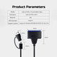 USB 3.0 / USB-C na SATA adaptér pro 2.5" a 3.5" HDD/SSD, s napájecím zdrojem