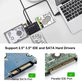 USB 3.0 na SATA / IDE adaptér pro 2.5" a 3.5" HDD/SSD a optické mechaniky