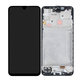 Displej pro Samsung A16 4G, Black, Dotykové sklo s rámem, GH82-36253A, Genuine Service Pack