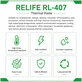 Silikonová teplovodivá pasta Relife RL-407, 6 W/mK, 20g, modrá