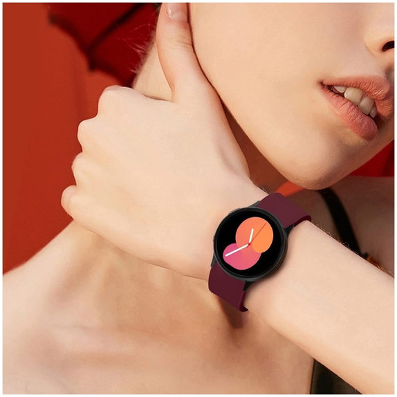 Řemínek Iconband pro Samsung Watch 4 / 5 / 5 Pro / 6 / 7 / FE, bordó, Tech-Protect