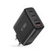 Síťová nabíječka NC100W-GAN 4-PORT PD 100W / QC3.0, černá, Tech-Protect