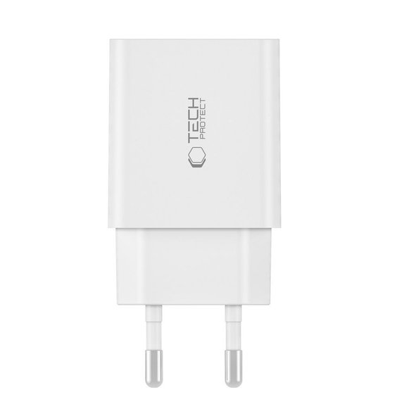 Síťová nabíječka C35W 2-PORT PD 35W, bílá, Tech-Protect