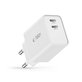 Síťová nabíječka C35W 2-PORT PD 35W, bílá, Tech-Protect