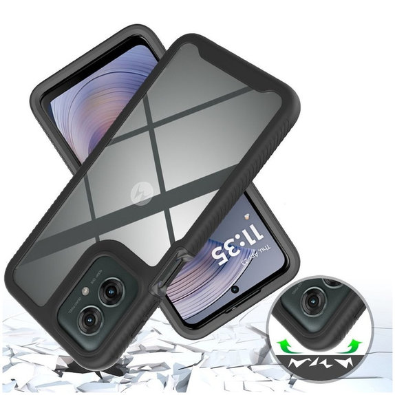 Pouzdro Defense pro Motorola Moto G15 / G15 Power / G17 / G17 Power / G05 / E15, černá, Tech-Protect