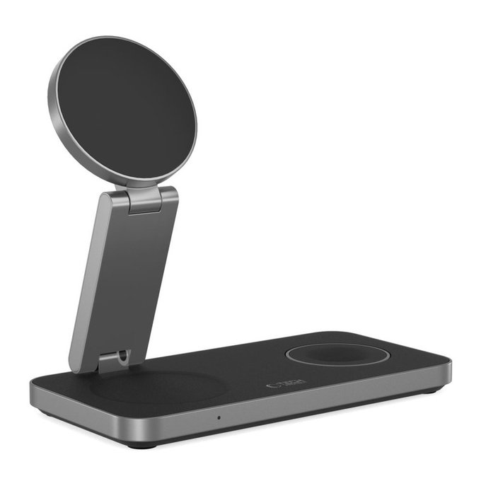 Bezdrátová nabíječka QI15W-A47 3IN1 Magnetic MagSafe, černá, Tech-Protect