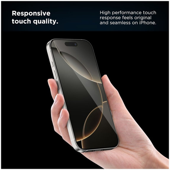 Tvrzené sklo Quick Set+ 2-PACK pro iPhone 15 / 16, černá, Tech-Protect