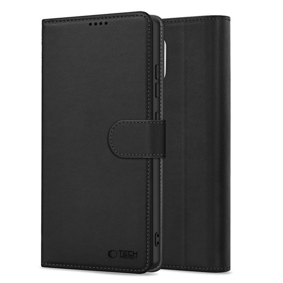 Pouzdro Wallet pro Motorola Moto G56 5G, černá, Tech-Protect
