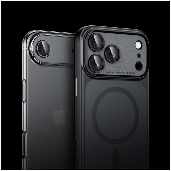 Ochrana kamery Camring Fit+ pro iPhone 14 Pro / Max / 15 Pro / Max / 16 Pro / Max / 17 Pro / Max, čirá, Tech-Protect