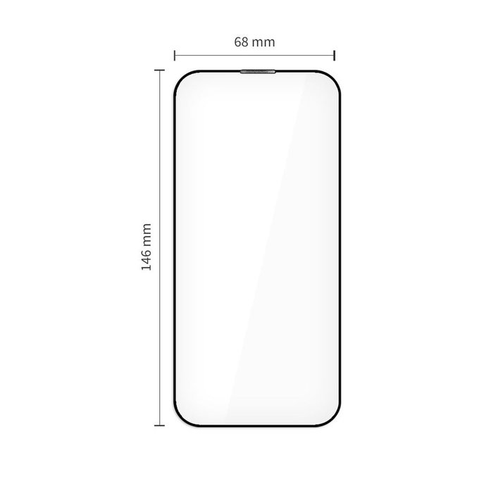 Tvrzené sklo Quick Set+ 2-PACK pro iPhone 17, černá, Tech-Protect