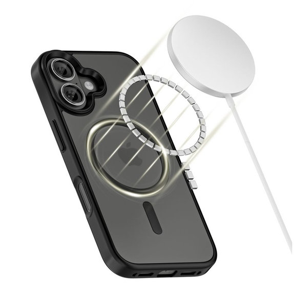 Pouzdro MagMat MagSafe pro iPhone 17, Matte Black, Tech-Protect