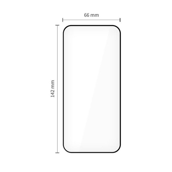 Tvrzené sklo Quick Set+ 2-PACK pro iPhone 15 Pro, černá, Tech-Protect