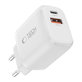 Síťová nabíječka NCA30 2-PORT PD 30W / QC3.0 + Lightning Cable, bílá, Tech-Protect