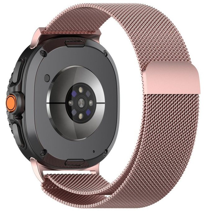 Řemínek Milaneseband pro Samsung Watch 8 / 9 / Classic (40 / 44 / 46 mm), Rose Gold, Tech-Protect
