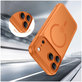 Pouzdro MagPeak MagSafe CC pro iPhone 17 Pro, Matte Cosmic Orange, Tech-Protect