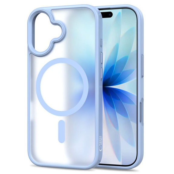 Pouzdro MagMat MagSafe pro iPhone 17, Matte Mist Blue, Tech-Protect