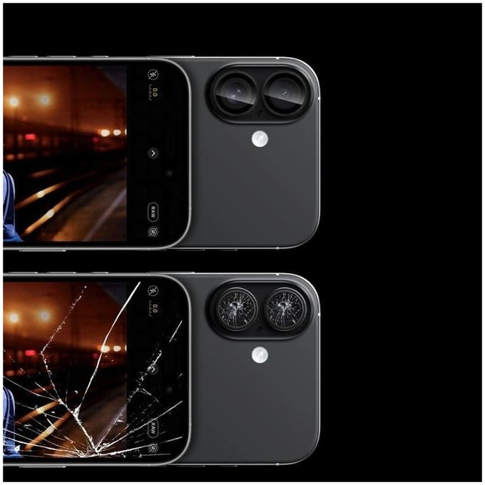 Ochrana kamery Camring Fit+ pro Samsung S26 / S26+ Plus, čirá, Tech-Protect
